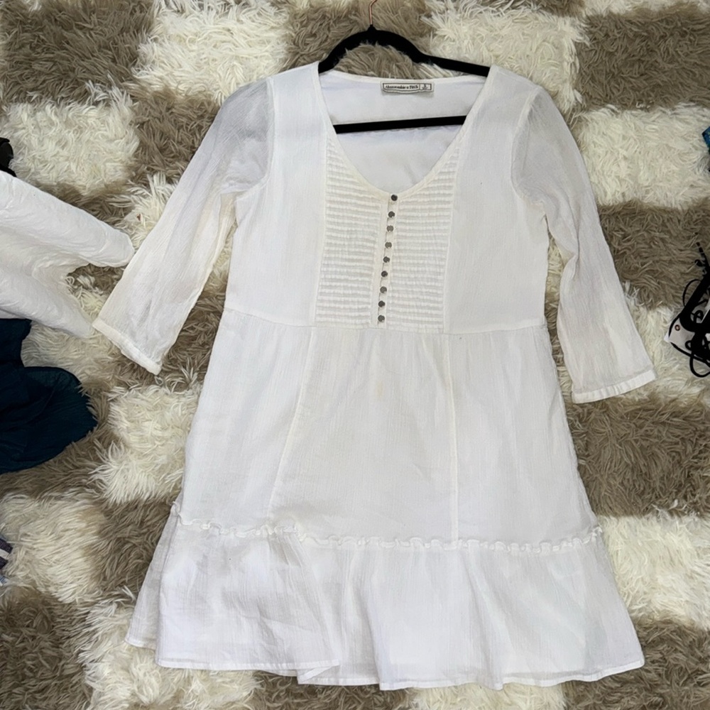 ☀️SUMMER CLEARANCE SALE☀️ Abercrombie White Cotton Dress